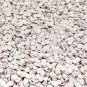 Grey Candy Chip Polymer Clay Round Confetti Circles, Fake Sprinkles (Bag: 15 Grams)