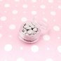 Grey Candy Chip Polymer Clay Round Confetti Circles, Fake Sprinkles (Bag: 15 Grams)