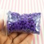 Dark Purple Chip Polymer Clay Round Confetti Circles, Fake Sprinkles (Bag: 15 Grams)
