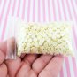 Pastel Yellow Chip Polymer Clay Round Confetti Circles, Fake Sprinkles (Bag: 15 Grams)