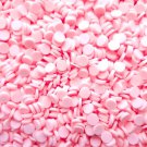 Pastel Pink Chip Polymer Clay Round Confetti Circles, Fake Sprinkles (Bag: 15 Grams)