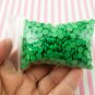 Green Chip Polymer Clay Round Confetti Circles, Fake Sprinkles (Bag: 15 Grams)