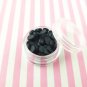 Black Chip Polymer Clay Round Confetti Circles, Fake Sprinkles (Bag: 15 Grams)