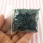 Black Chip Polymer Clay Round Confetti Circles, Fake Sprinkles (Bag: 15 Grams)