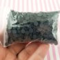 Black Chip Polymer Clay Round Confetti Circles, Fake Sprinkles (Bag: 15 Grams)