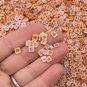 Small Peanut Butter and Jelly Bread Toast Polymer Clay Non Edible Sprinkles (Bag: 15 Grams)