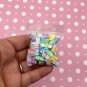Polymer Clay Pastel Easter Bunny Cheesecake Bites, Cake Marshmallow Chunks (Bag: 30 Grams)