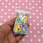 Polymer Clay Pastel Easter Bunny Cheesecake Bites, Cake Marshmallow Chunks (Bag: 30 Grams)