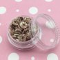 Mini Marbled Speckled Toffee Donut, Loop Polymer Clay NON EDIBLE Dessert Sprinkles (Bag: 15 Grams)