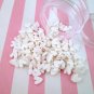 White Polymer Clay Heart Sprinkles, Valentines Day Fake Sprinkles (Bag: 15 Grams)