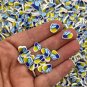 Larger Glow In the Dark Firefly Bug Fake Polymer Clay Slice Sprinkles (Bag: 30 Grams)