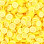 Large Polymer Clay Lemon Fruit Slices, Nail Art Slices (Bag: 30 Grams)