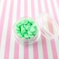 Mint Green Polymer Clay Round Confetti Sprinkles, Fake Sprinkles (Bag: 15 Grams)