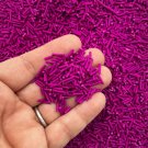 Red Violet Polymer Clay Fake Long Sprinkles (Bag: 15 Grams)