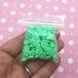 Larger Size Green Polymer Clay Assorted Heart slices, Heart Nail Art Slices (Bag: 30 Grams)