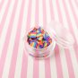 Kawaii Rainbow Pride Flag Polymer ClaySlices, Faux sprinkles, Rainbow Cabochons (Bag: 15 Grams)
