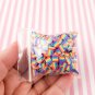 Kawaii Rainbow Pride Flag Polymer ClaySlices, Faux sprinkles, Rainbow Cabochons (Bag: 15 Grams)