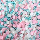 COTTON CANDY CHIP Confetti Mix Pink and Blue Sprinkles, Polymer Clay Fake Sprinkles (Bag: 15 Grams) COTTON CANDY CHIP Confetti Mix Pink and Blue Sprinkles, Polymer Clay Fake Sprinkles (Bag: 15 Grams)