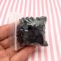 Larger Size Black Polymer Clay Assorted Heart Sprinkles, Heart Nail Art Slices (Bag: 15 Grams)