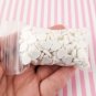 Larger Size White Polymer Clay Assorted Heart Sprinkles, Heart Nail Art Slices (Bag: 30 Grams)