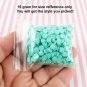 Blue Polymer Clay Round Confetti Sprinkles, Fake Sprinkles (Bag: 15 Grams)