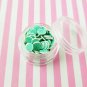 Matcha Jelly Roll Cake Polymer Clay Dessert Slices, Nail Art Slices, Faux Dessert (Bag: 15 Grams)