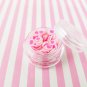 Polymer Clay Narutomaki Fish Cake slices, Sushi Roll Nail Art Slices (Bag: 15 Grams)