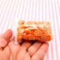 Large Polymer Clay Orange Tangerine Fruit Slices, Nail Art Sprinkles (Bag: 15 Grams)