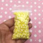 Gradient Yellow Polymer Clay Heart Sprinkles, Valentines Fake Sprinkle Nail Slices (Bag: 15 Grams)