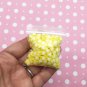 Gradient Yellow Polymer Clay Heart Sprinkles, Valentines Fake Sprinkle Nail Slices (Bag: 15 Grams)
