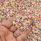 Mini Rainbow Donut, Loop Polymer Clay NON EDIBLE Dessert Sprinkles, Nail Art Slices (Bag: 15 Grams) Mini Rainbow Donut, Loop Polymer Clay NON EDIBLE Dessert Sprinkles, Nail Art Slices (Bag: 15 Grams)