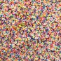 Mini Rainbow Donut, Loop Polymer Clay NON EDIBLE Dessert Sprinkles, Nail Art Slices (Bag: 15 Grams)
