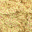 STOP Nasty Mean Darker Yellow Conversation Hearts, Polymer Clay Heart Heart Slices (Bag: 15 Grams) STOP Nasty Mean Darker Yellow Conversation Hearts, Polymer Clay Heart Heart Slices (Bag: 15 Grams)