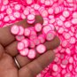 Large Pink Soap Bubble Sprinkles, Cute NON EDIBLE Sprinkles, Nail Art Slices (Bag: 30 Grams)