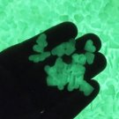 Larger Glow In The Dark Heart Sprinkles, Polymer Clay Fake Sprinkles (Bag: 30 Grams)