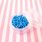 Blue Long Polymer Clay Fake Sprinkles (Bag: 15 Grams)