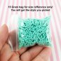 Blue Long Polymer Clay Fake Sprinkles (Bag: 15 Grams)