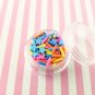 ARCADE Sprinkle Mix, Bright Sprinkles with Blue Stars, Decoden Funfetti Jimmies (Bag: 15 Grams)