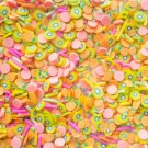 PINEAPPLE KIWI Mix, Bright Polymer Clay Fake Sprinkles with Pineapple and Kiwi (Bag: 15 Grams)
