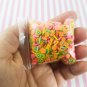 PINEAPPLE KIWI Mix, Bright Polymer Clay Fake Sprinkles with Pineapple and Kiwi (Bag: 15 Grams)