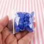 Larger Size Navy Blue Polymer Clay Assorted Heart Sprinkles, Heart Nail Art Slices (Bag: 30 Grams)