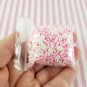 Strawberry Cream Candy, Polymer Clay Non Edible Pinwheel Mint Miniature Dessert (Bag: 15 Grams)