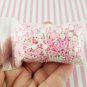 Strawberry Cream Candy, Polymer Clay Non Edible Pinwheel Mint Miniature Dessert (Bag: 15 Grams)