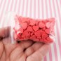 Larger Size Red Polymer Clay Assorted Heart Sprinkles, Heart Nail Art Slices (Bag: 30 Grams)