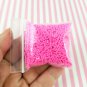 Short Hot Pink Polymer Clay Fake Sprinkles, Fake Decoden Jimmies (Bag: 15 Grams)