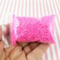 Short Hot Pink Polymer Clay Fake Sprinkles, Fake Decoden Jimmies (Bag: 15 Grams)