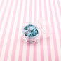 Small Blue Conversation Heart Mix Polymer Clay Valentine Heart slices (Bag: 15 Grams)