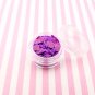 Small Purple Conversation Heart Mix Polymer Clay Valentine Heart slices, Fake Slices (Bag: 15 Grams)