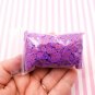 Small Purple Conversation Heart Mix Polymer Clay Valentine Heart slices, Fake Slices (Bag: 15 Grams)