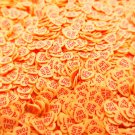 ke CSmall Orange Conversation Heart Mix Polymer Clay Valentine Heart slices (Bag: 15 Grams)